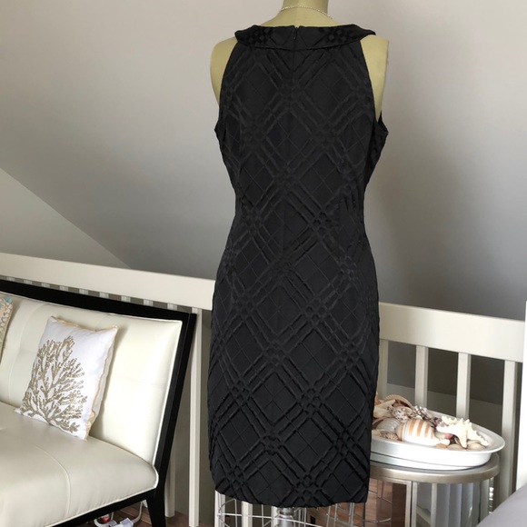 Evan-Picone black cocktail dress - Picture 3 of 9